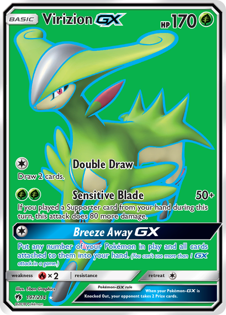 Virizion GX (197/214) [Soleil et Lune : Tonnerre Perdu]