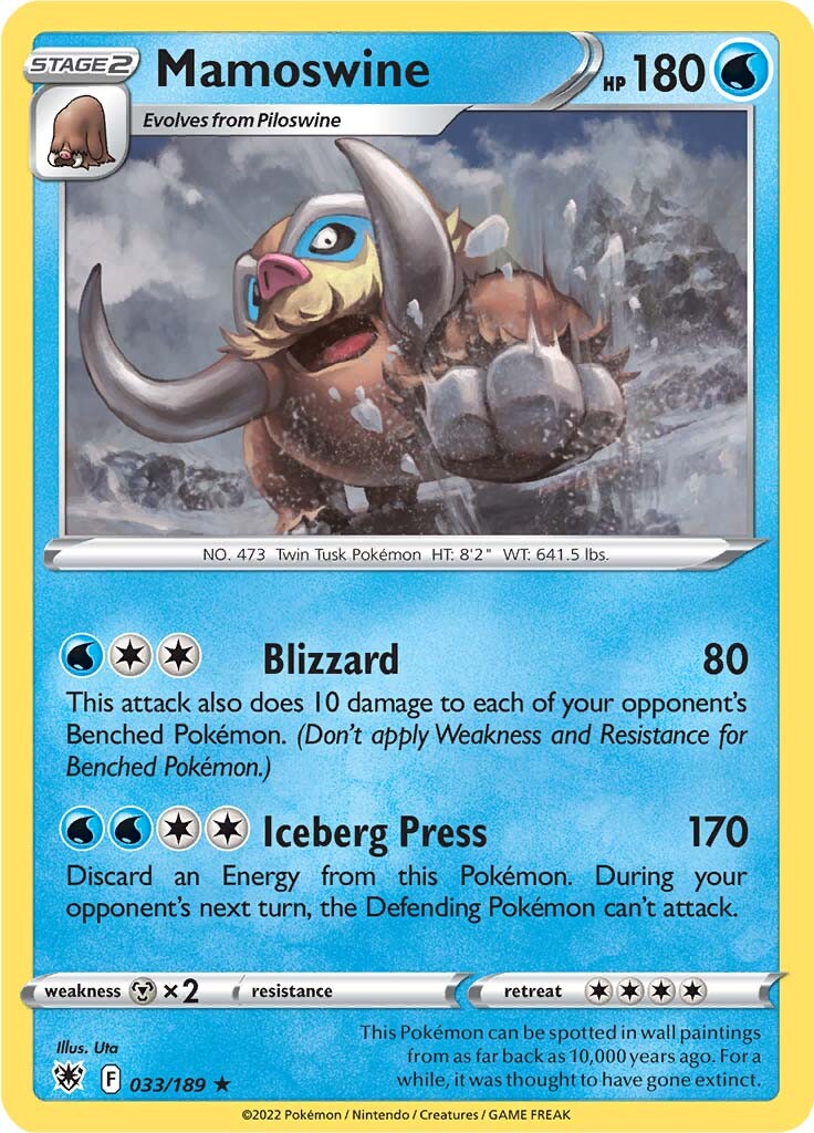 Mamoswine (033/189) [Espada y Escudo: Resplandor Astral]
