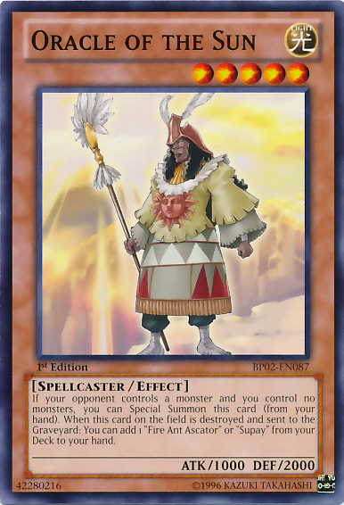 Oracle du Soleil [BP02-FR087] Rare Mosaïque