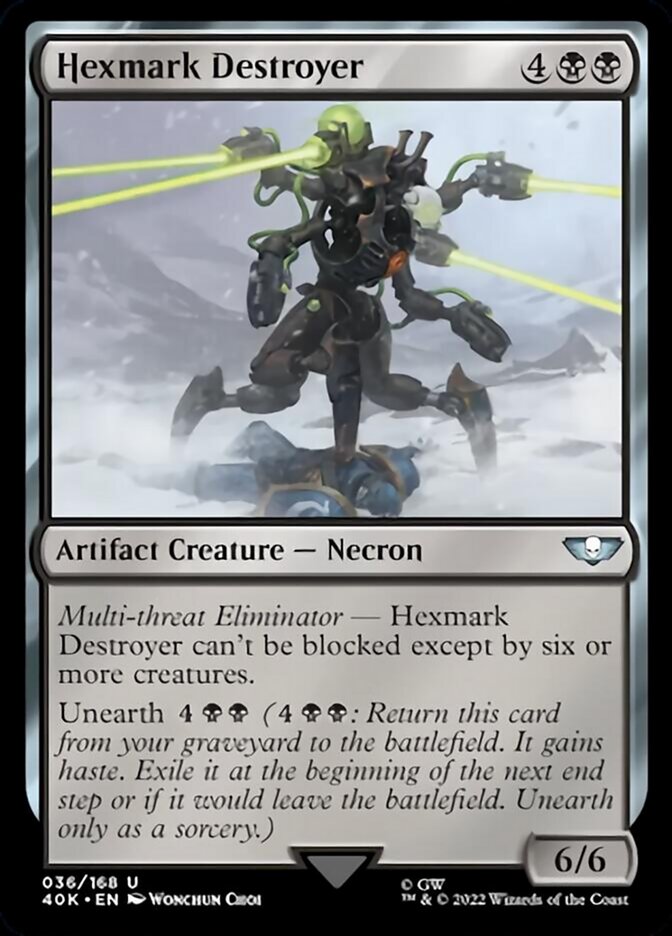 Destructeur Hexmark (Feuille texturée) [Warhammer 40,000]