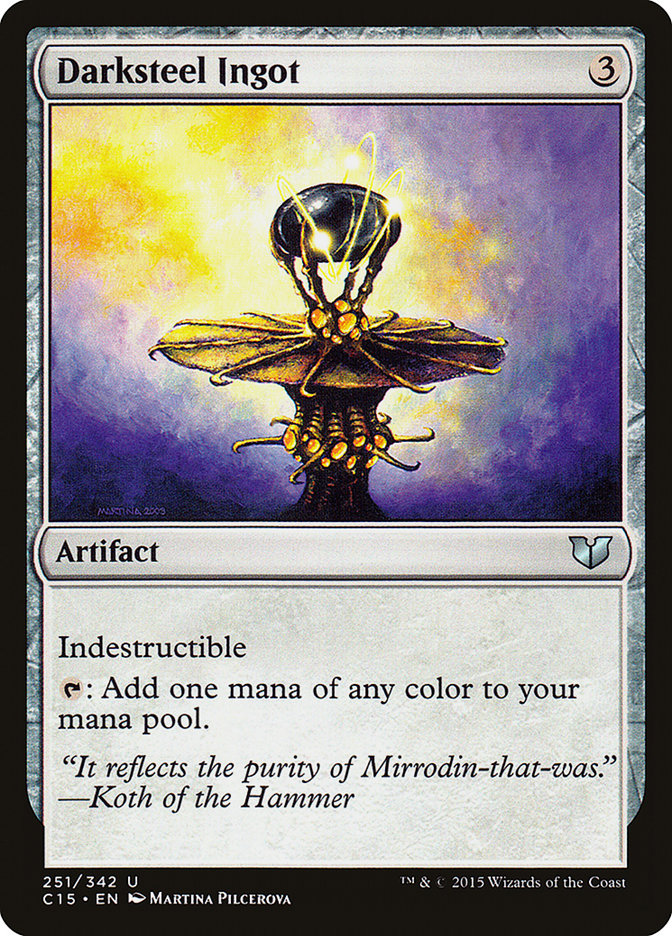 Lingot de Darksteel [Commander 2015]