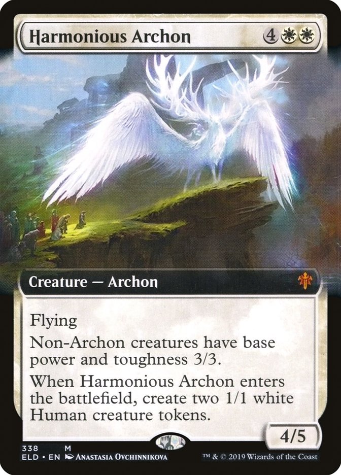 Archonte harmonieux (Illustration étendue) [Le trône d'Eldraine]