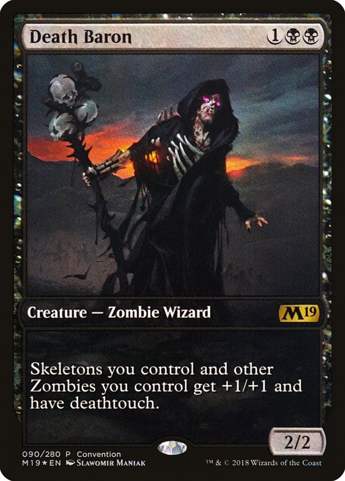 Baron de la mort (Convention) (Pleine illustration) [Promos de l'édition de base 2019]