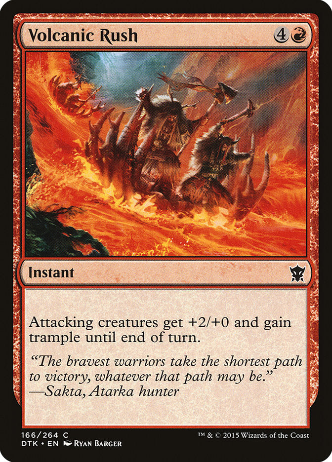 Poussée volcanique [Dragons de Tarkir]