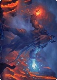 Aegar, la flamme glaciale (Carte artistique) [Kaldheim Art Series]