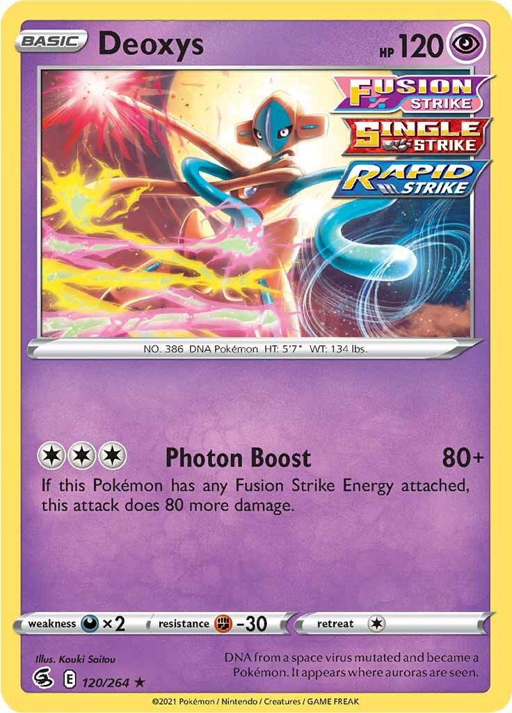 Deoxys (120/264) [Espada y Escudo: Golpe Fusión]