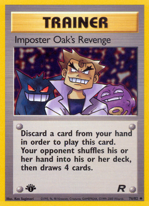 La revanche de l'imposteur Chêne (76/82) [Team Rocket Édition 1]