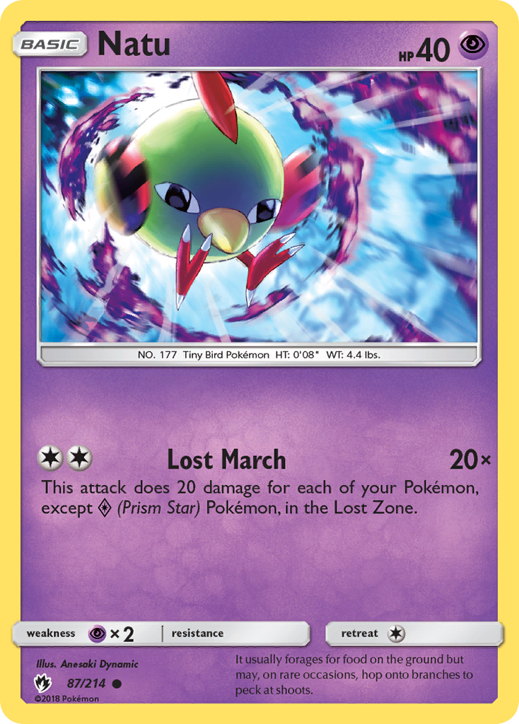 Natu (87/214) [Soleil et Lune : Tonnerre Perdu]