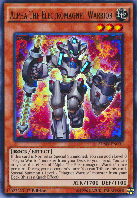 Alpha Le Guerrier Électromagnétique [SDMY-FR001] Super Rare