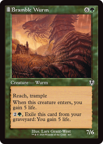 Verme zarza (marco retro) [Innistrad Remastered]