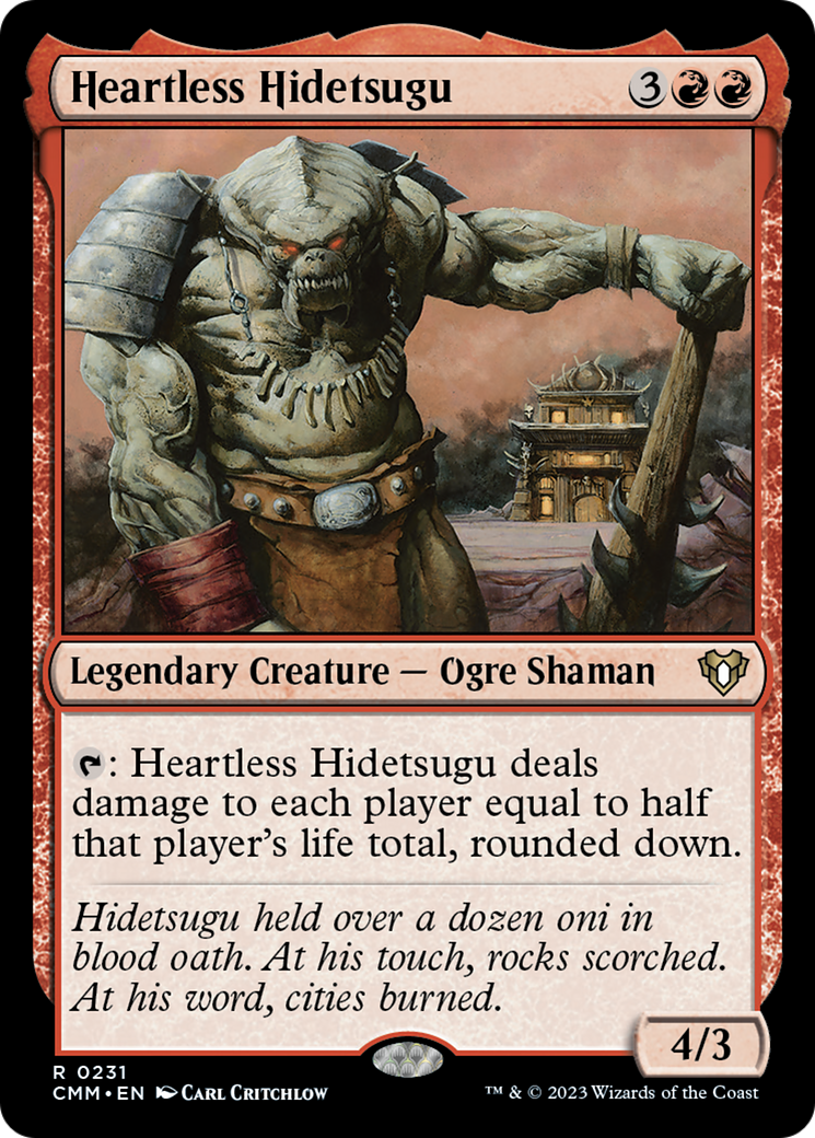 Hidetsugu l'impitoyable [Commander Masters]