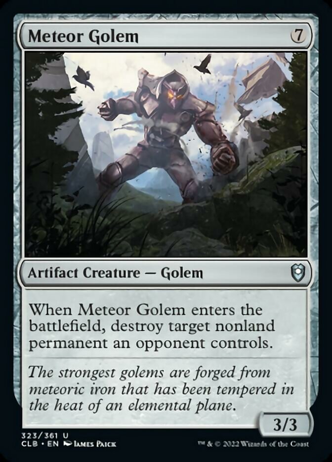 Golem météore [Commander Legends : Battle for Baldur's Gate]
