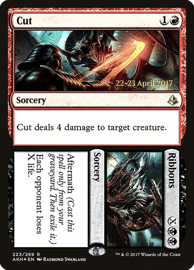 Cortar // Lazos [Promos de prerelease de Amonkhet]