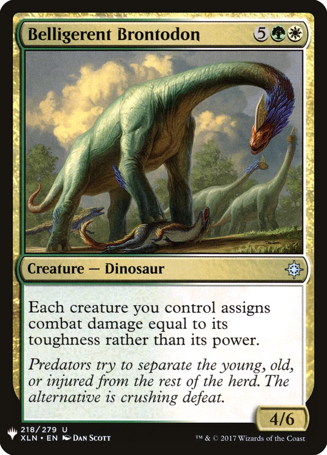 Brontodonte beligerante [Mystery Booster]