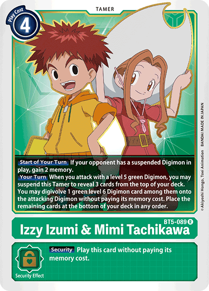 Izzy Izumi y Mimi Tachikawa [BT5-089] [Batalla de Omni]