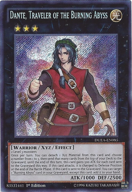 Dante, Voyageur des Abysses Ardents [DUEA-EN085] Secret Rare