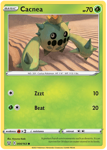 Cacnea (004/163) [Épée et Bouclier : Styles de combat]