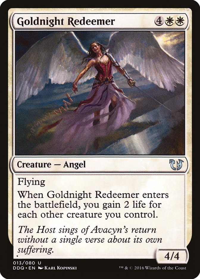 Rédemptrice de Goldnight [Duel Decks: Blessed vs. Cursed]
