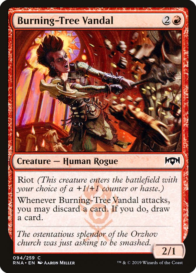 Vandale de la Cité ardente [Allégeance de Ravnica]