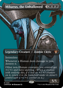 Mikaeus, l'Impie (Textured Foil sans bordure, cadre cassé) [Commander Masters]