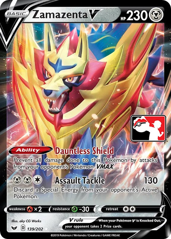 Zamazenta V (139/202) [Serie Uno de Paquetes de Premios]