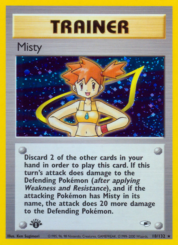 Misty (18/132) [Gym Heroes 1.ª edición]