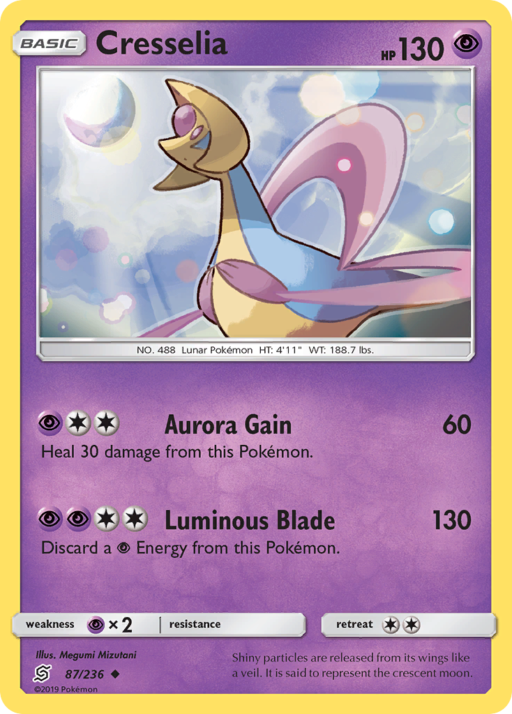 Cresselia (87/236) [Soleil et Lune : Destinées Occultes]