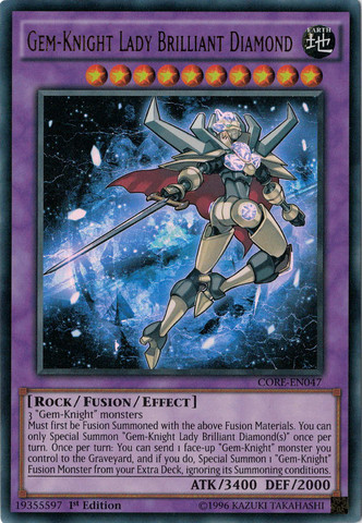Dame Diamant Brillant Chevalier Gemme [CORE-FR047] Ultra Rare