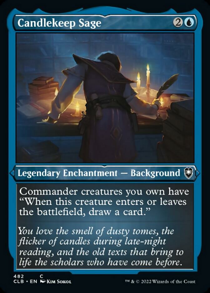 Sabio de Velaplata (Grabado foil) [Commander Legends: Battle for Baldur's Gate]