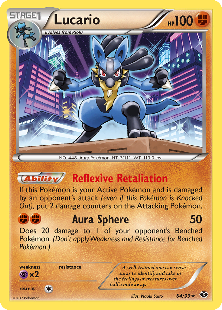 Lucario (64/99) [Noir & Blanc : Destinées Futures]