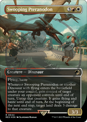 Ptéranodon en piqué (Emblème) (Sans bordure) [Jetons de la Collection Jurassic World]