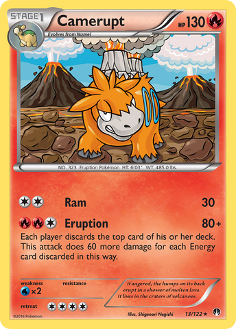 Camerupt (13/122) [XY: Rupture TURBO]