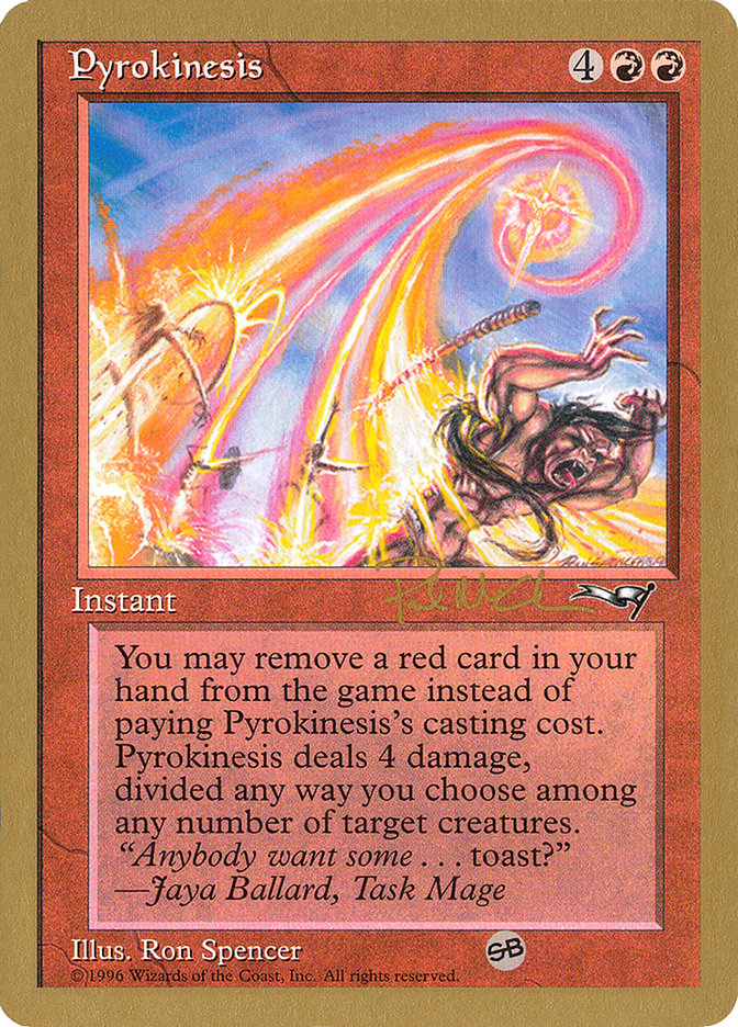 Pyrokinesis (Paul McCabe) (SB) [Deck du Championnat du Monde 1997]