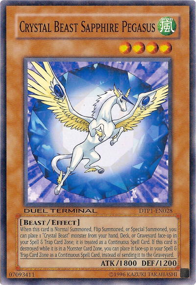Bête Cristalline Pégase Saphir [DTP1-FR028] Commune