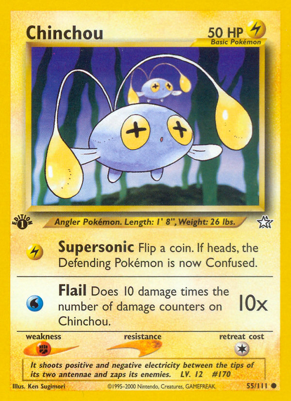 Chinchou (55/111) [Neo Genesis 1.ª edición]