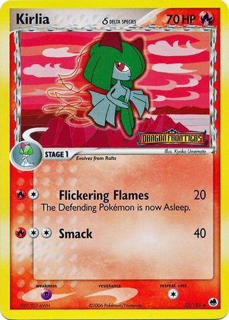 Kirlia (33/101) (Espèce Delta) (Estampillée) [EX : Gardiens du Pouvoir]
