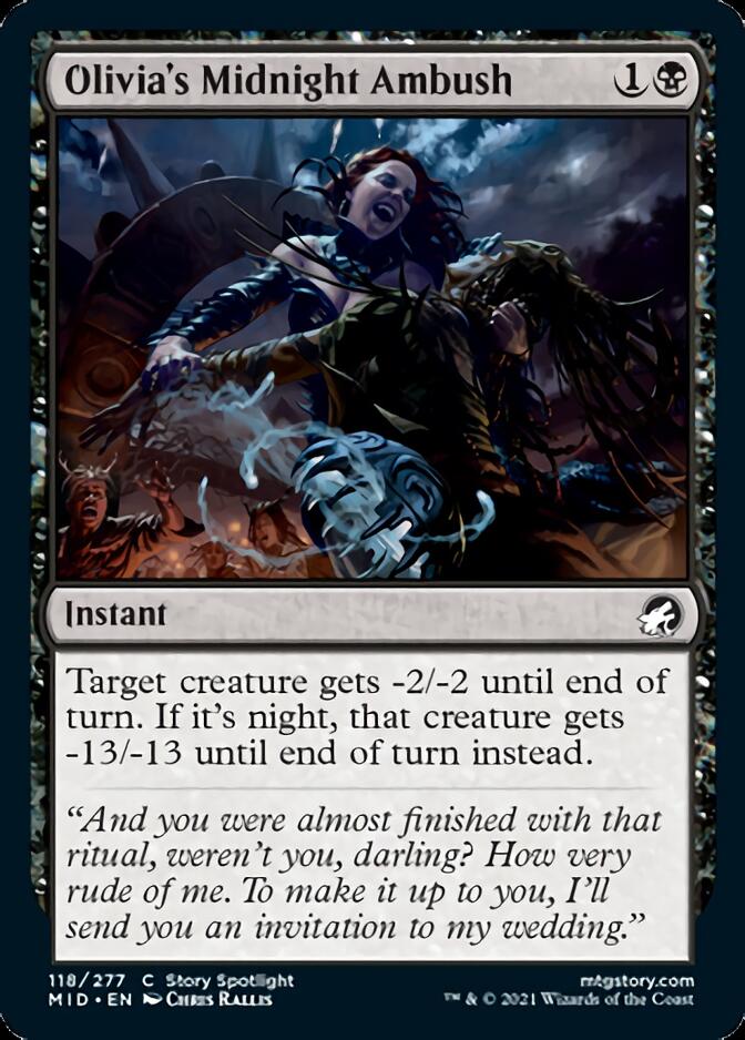 Embuscade nocturne d'Olivia [Innistrad : Chasse de minuit]