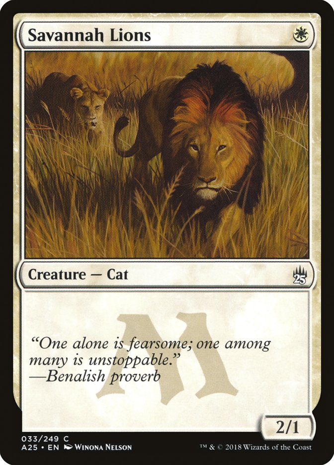 Lions des steppes [Masters 25]