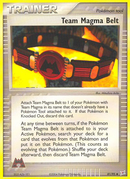 Ceinture de la Team Magma (81/95) [EX: Team Magma vs Team Aqua]