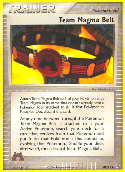 Ceinture de la Team Magma (81/95) [EX: Team Magma vs Team Aqua]