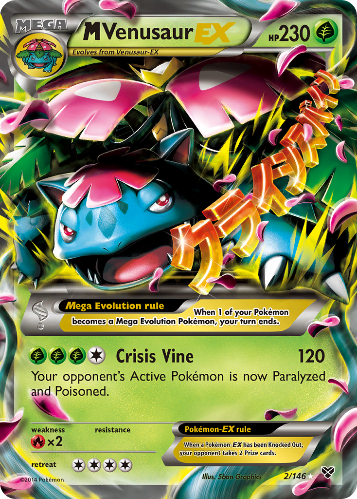 M Florizarre EX (2/146) [XY: Set de Base]