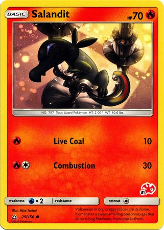 Salandit (25/156) (Sello Charizard #31) [Battle Academy 2020]