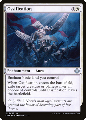 Osificación [Phyrexia: La guerra de la máquina]