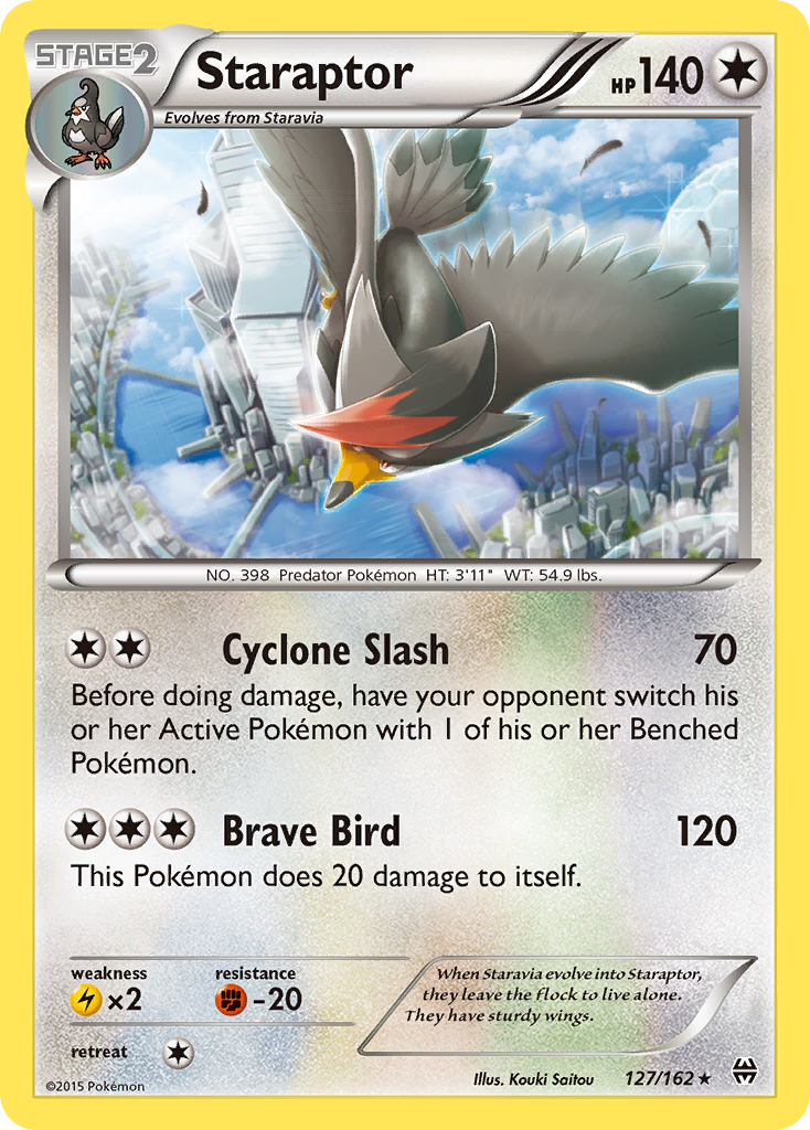 Staraptor (127/162) [XY: Impulsion TURBO]