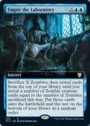 Videz le laboratoire (Extended Art) [Innistrad: Chasse de minuit Commander]