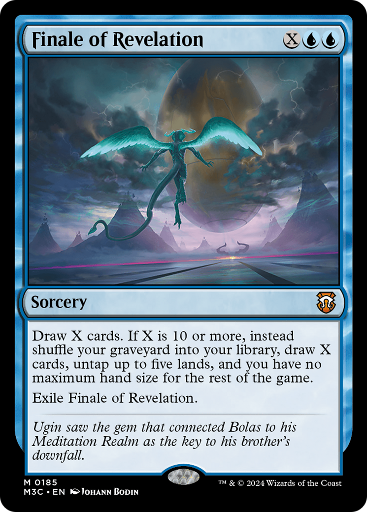 Final de la revelación (lámina con relieve ondulado) [Commander de Modern Horizons 3]