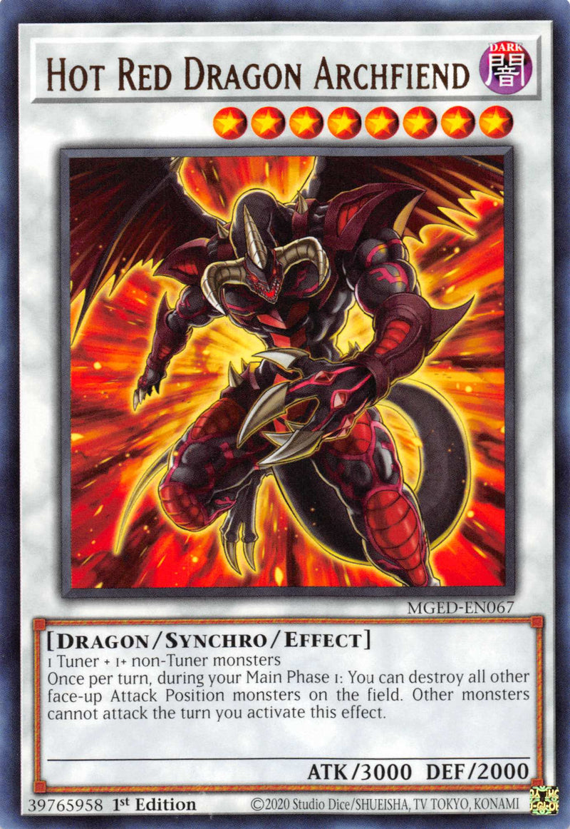 Archdémon Dragon Rouge Violent [MGED-FR067] Rare