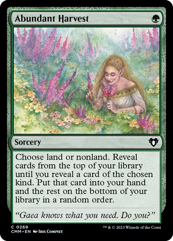 Récolte abondante [Commander Masters]
