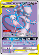 Mewtwo & Mew GX (222/236) [Soleil et Lune : Harmonie des Esprits]
