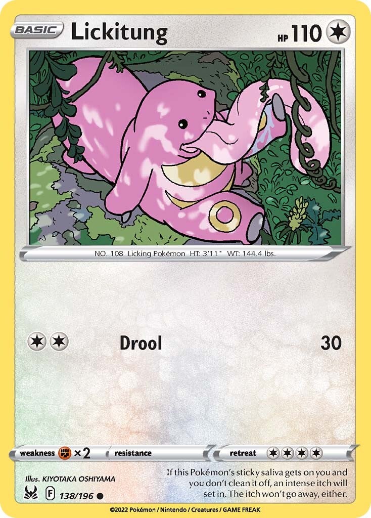 Lickitung (138/196) [Espada y Escudo-Origen Perdido]
